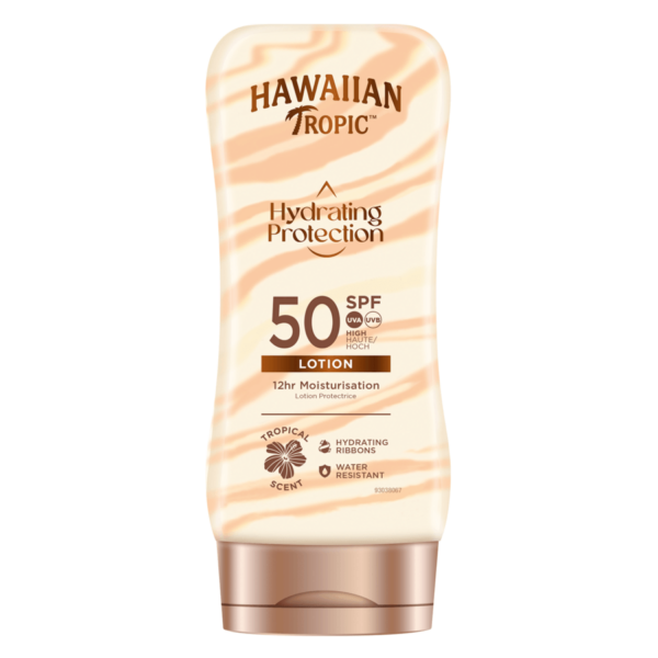 Hawaiian Tropic Hydration Protection Sun Lotion SPF50 180ml