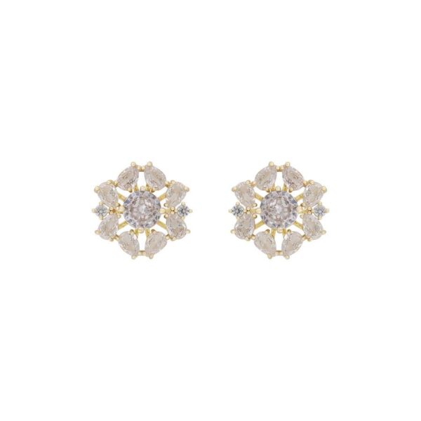 Snö Of Sweden Ellie Big Earring Gold/Clear