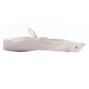 Corinne Leather Band Long Bendable Cream