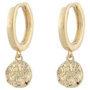 Snö Of Sweden Rue Ring Earring Plain Gold 14