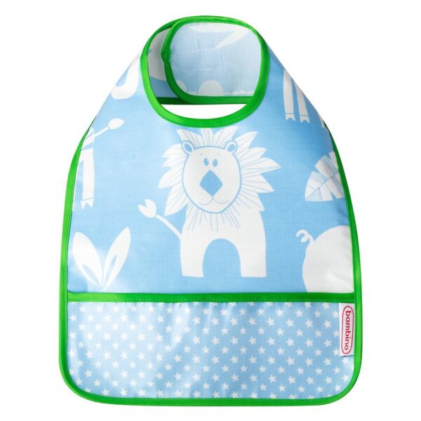 Bambino Easy Wipe Bib Blue