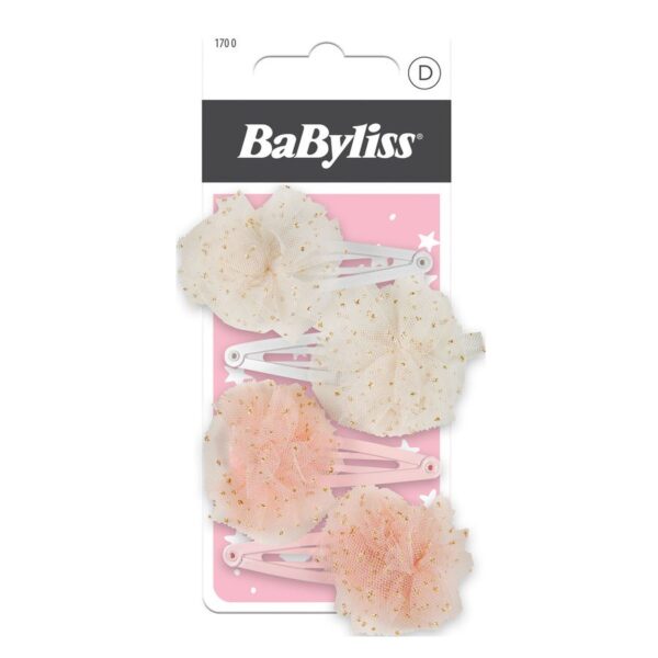 BaByliss Accessories Hair Clips for Kids 4pcs