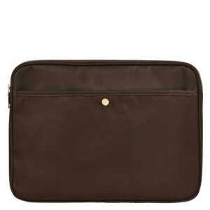 Fan Palm Brown Nylon Laptop Sleeve