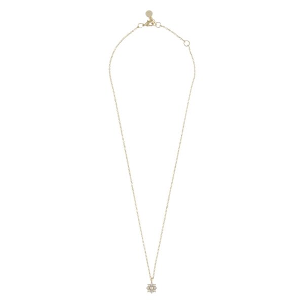 SNÖ Of Sweden Lucy Pendant Necklace Gold White 45cm