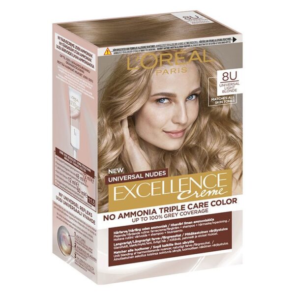 L&apos;Oréal Paris Excellence Universal Nudes 8U Universal Light Blond