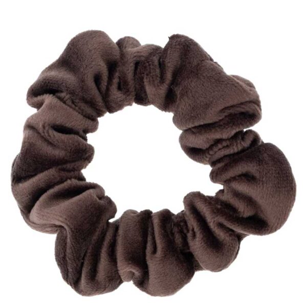 DARK Velvet Hair Tie Chocolate Brown