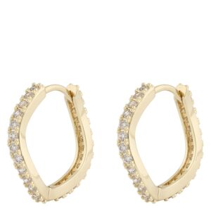 SNÖ Of Sweden Sally Ring Earrings Gold Clear Onesize