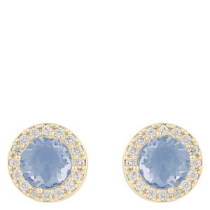 SNÖ Of Sweden Seine Earrings Gold Light Blue Onesize