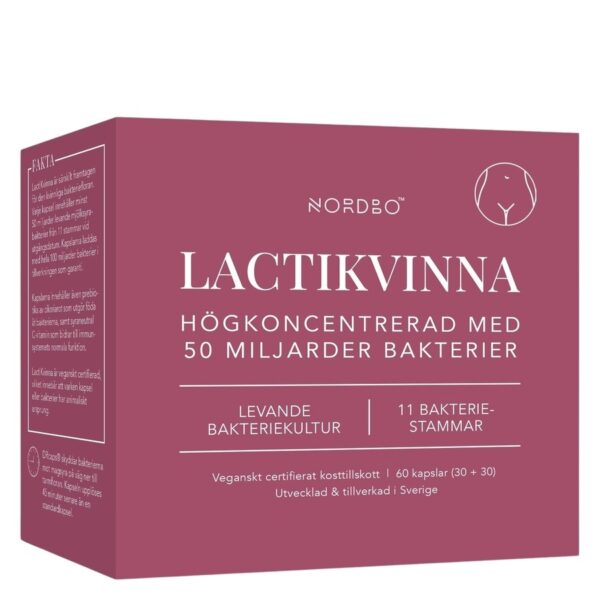 NORDBO LactiKvinna 60pcs