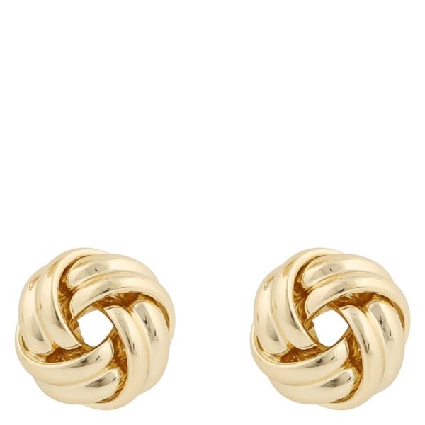 Snö Of Sweden Soap Knot Earring Plain Gold