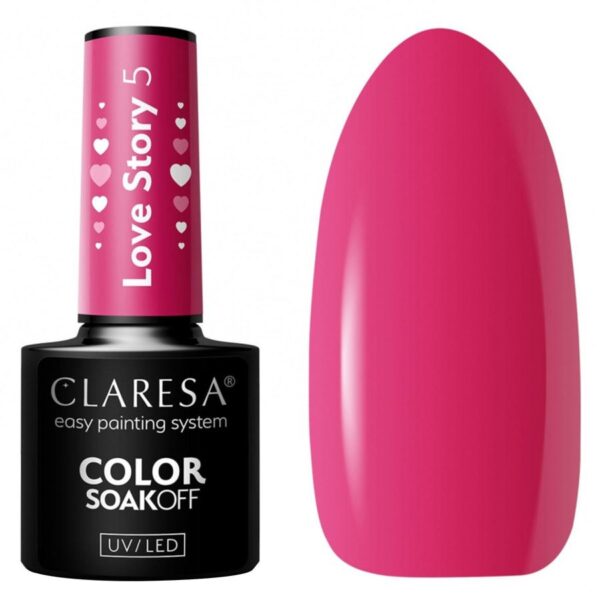 Claresa Nail Polish Hybrid Soak Off Love Story 05 5ml