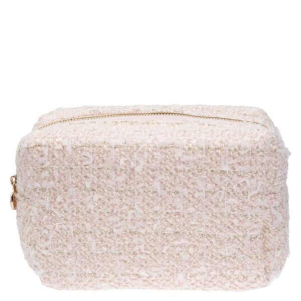 DARK Tweed Make-Up Pouch Small Pale Rose