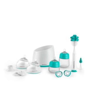 Nanobébé Complete Feeding Set Baby Turquoise 12pcs