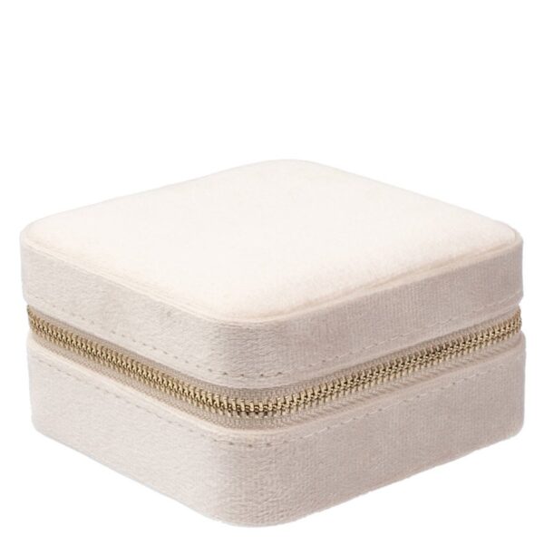 DARK Velvet Jewellery Box Mini Sand