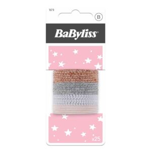 BaByliss Accessories Glitter Kids Hair Ties 25pcs