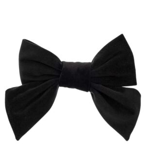 DARK Velvet Bow Hair Clip Black