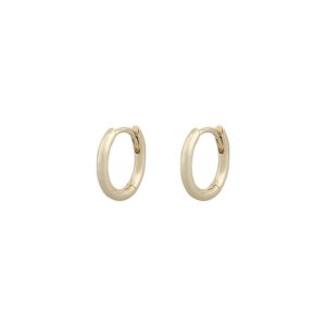 Snö Of Sweden Sevilla Small Ring Earring Plain Gold 12mm