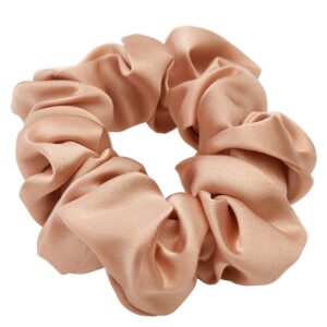 Lenoites Mulberry Silk Scrunchie Rose Gold