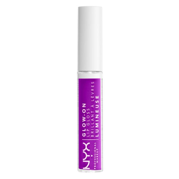 NYX Professional Makeup Glow-On Lip Gloss Lilac Vibes 7