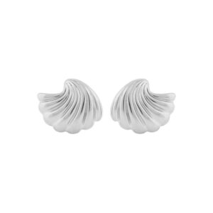 Snö Of Sweden Dakota Twist Small Earring Plain Silver