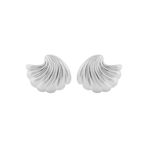 Snö Of Sweden Dakota Twist Small Earring Plain Silver