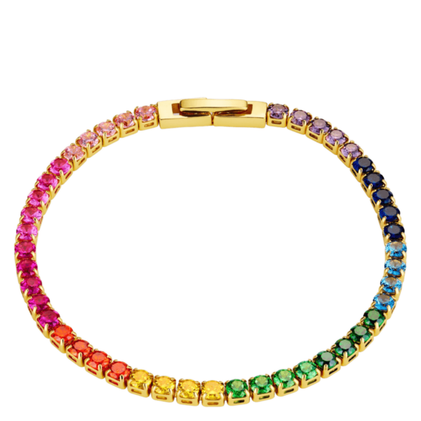 Orelia Jewellery Rainbow Tennis Bracelet