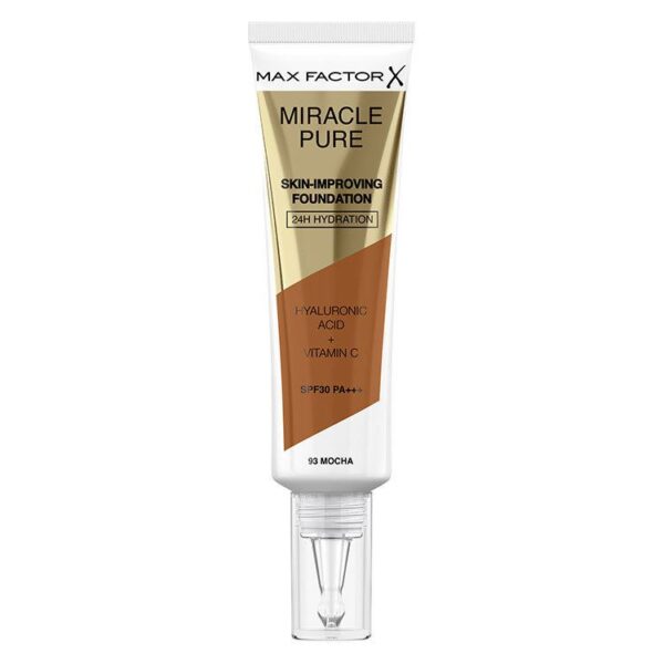 Max Factor Miracle Pure Skin-Improving Foundation 93 Mocha 30ml