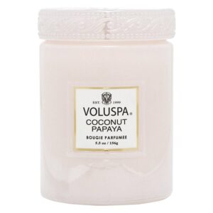 Voluspa Vermeil Collection Small Jar Candle Coconut Papaya 156g