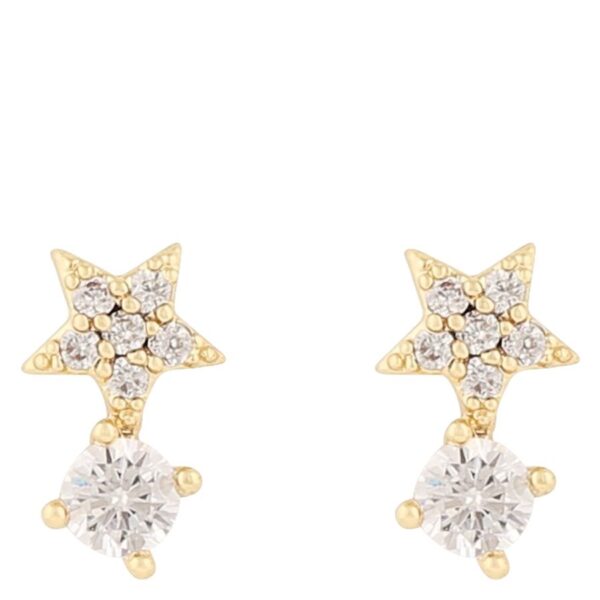 Snö Of Sweden Stina Earring Gold/Clear