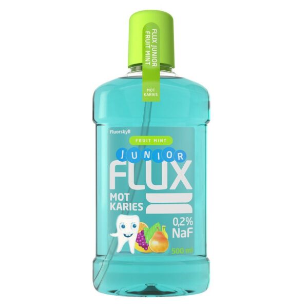 Flux Mouth Wash Junior Fruit Mint 0.2 % 500ml