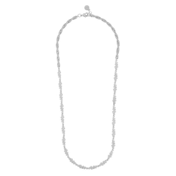 Snö Of Sweden Lauren Small Necklace Plain Silver 42cm