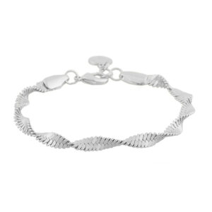 Snö Of Sweden Lisbon Big Bracelet Plain Silver Onesize