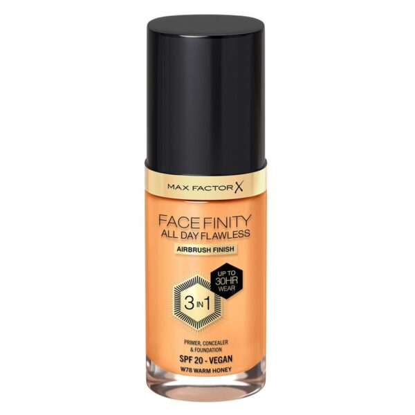 Max Factor Facefinity All Day Flawless 3-In-1 Foundation #W78 War