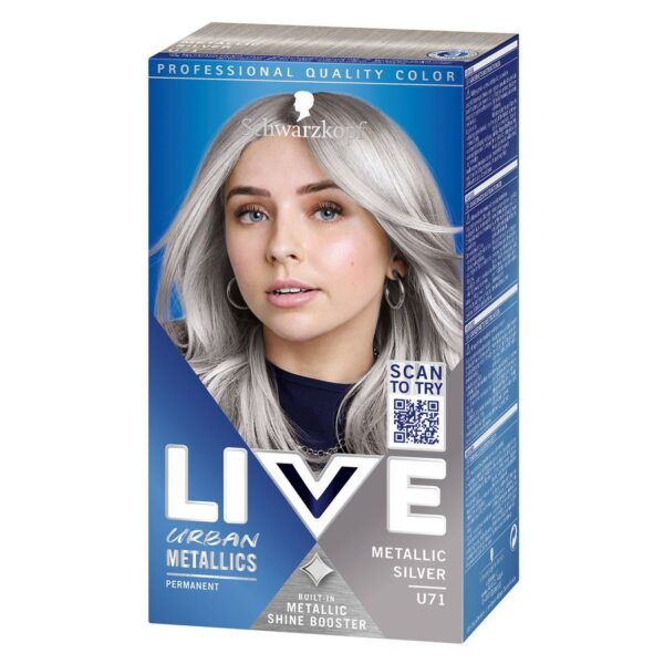 Schwarzkopf Live XXL Urban Metallic #71 Metallic Silver Smokey St