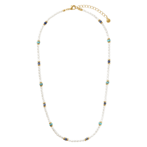 Orelia Jewellery Pearl & Stone Beaded Necklace