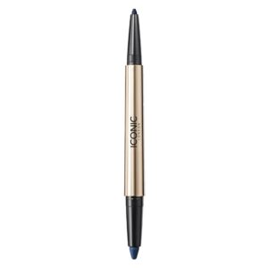 Iconic London Eyeliner Duo Smokey Eye Electric Blue 1