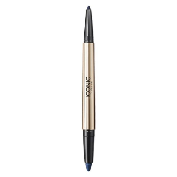 Iconic London Eyeliner Duo Smokey Eye Electric Blue 1