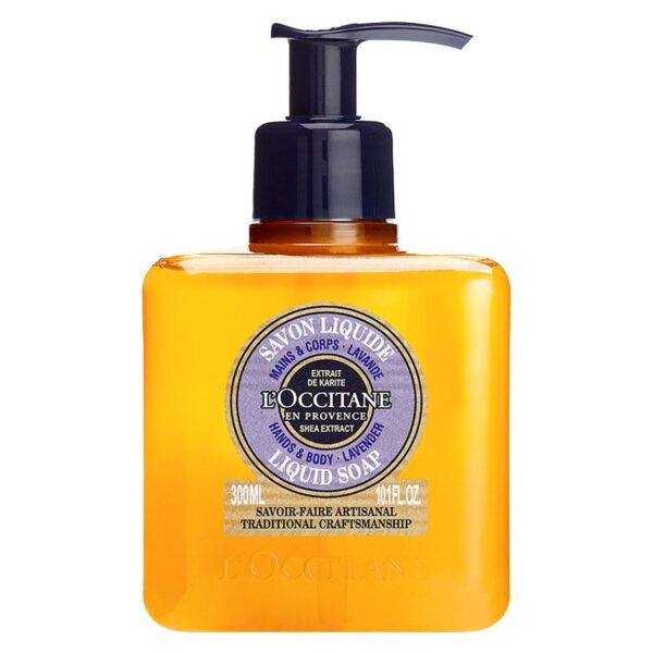 L&apos;Occitane Shea Hands & Body Lavender Liquid Soap 300ml