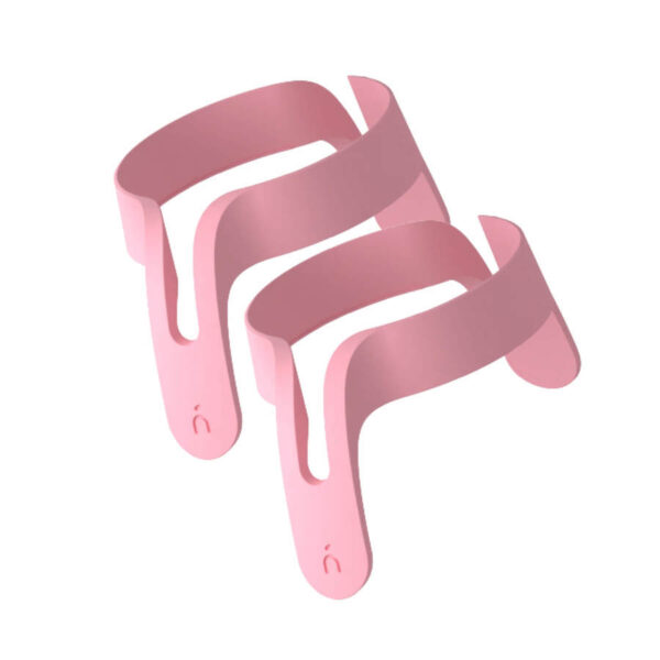 Nanobébé Detachable Handles for Flexy Silicone Baby Bottle Pink 2