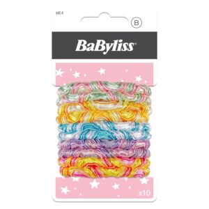 BaByliss Accessories Colored Kids Hair Ties 10pcs