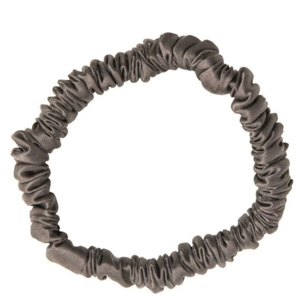 ByBarb Silk Hair Tie Dark Grey