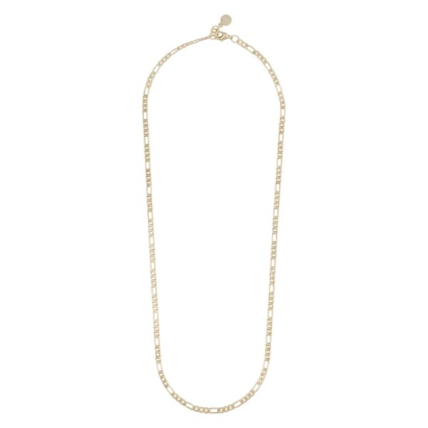 SNÖ Of Sweden Row Small Chain Necklace Plain Gold 45cm