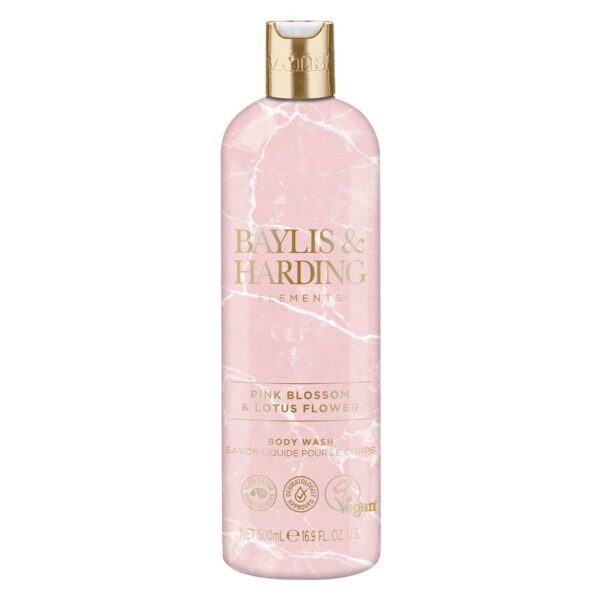 Baylis & Harding Elements Pink Blossom & Lotus Flower Body Wash 5