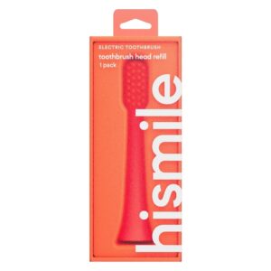 Hismile Toothbrush Head Refill Bright Red 1pcs