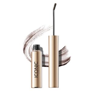 Iconic London Brow Gel Tint and Texture Chestnut Brown 3ml