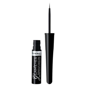 Rimmel London Glam&apos;eyes Professional Liquid Liner #001 Black Glam