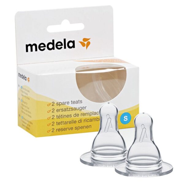 Medela Spare Teats S 0–3 Months 2pcs