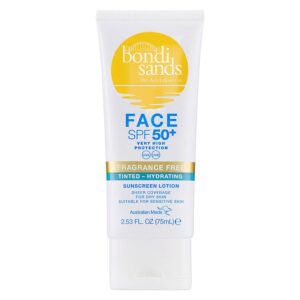 Bondi Sands SPF50+ Fragrance Free Tinted Hydrating Face Lotion 75