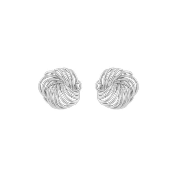 Snö Of Sweden Dakota Small Round Earring Plain Silver