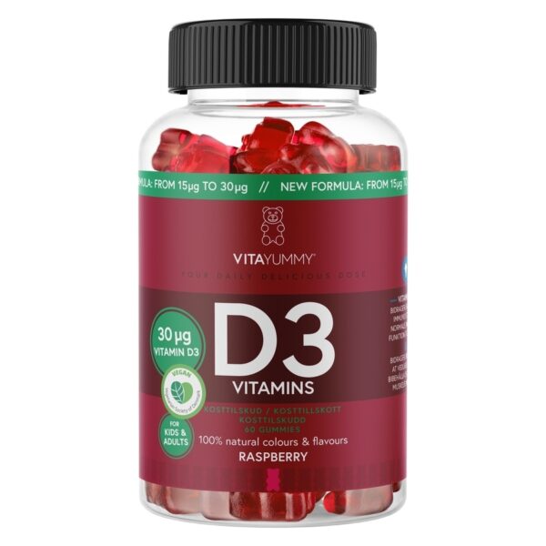 Vitayummy D3 Raspberry 60pcs